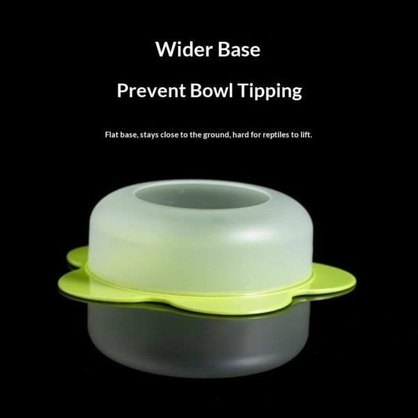 Anti-Escape Reptile Feeding Bowl Gecko Feeder Dish