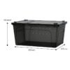 Clear Black Breathable Reptile Enclosure