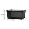 Clear Black Breathable Reptile Enclosure