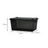 Clear Black Breathable Reptile Enclosure