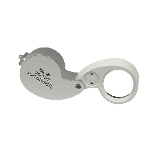 40X Aluminum Alloy LED Lighted Gecko Sexing Loupe