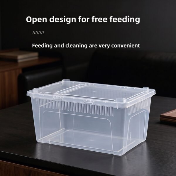 Vertical Ventilated Holes Reptile Enclosure Breeding Box
