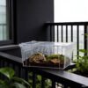 Vertical Ventilated Holes Reptile Enclosure Breeding Box