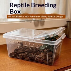 3 Sizes Breeding Keeper Box for Reptile and Small Pets