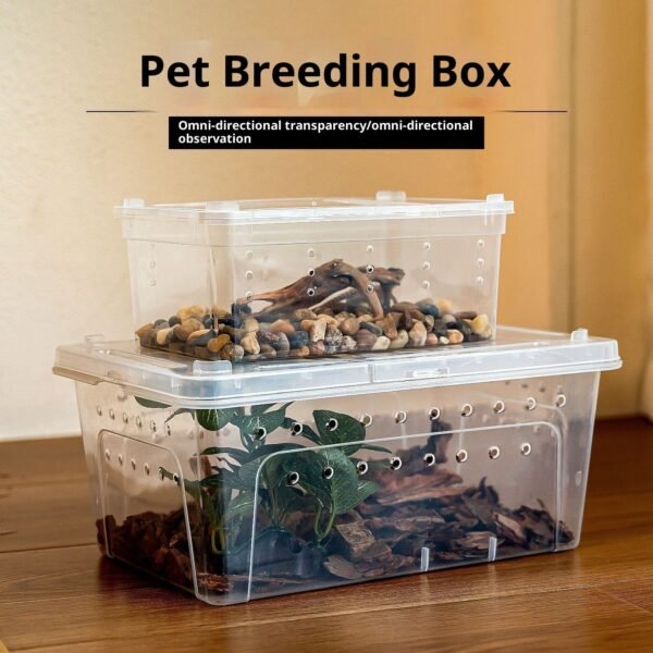 3 Sizes Breeding Keeper Box for Reptile and Small Pets