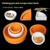 Reptile Non-Escape Ceramic Food Bowl Dish for Geckos Bearded Dragons