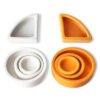 Reptile Non-Escape Ceramic Food Bowl Dish for Geckos Bearded Dragons