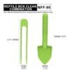 Reptile Feeding Box Clean Combination Clean Tool Tweezers Shovel