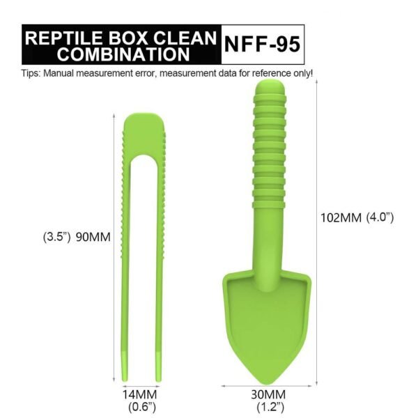 Reptile Feeding Box Clean Combination Clean Tool Tweezers Shovel