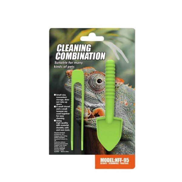 Reptile Feeding Box Clean Combination Clean Tool Tweezers Shovel