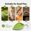 Suction Cup PVC Leaf Hammock for Reptile Terrarium Decor for Lizards and Geckos