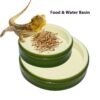 Green Eco-friendly Plastic Bowl Leaf-Shaped Dish for Reptile